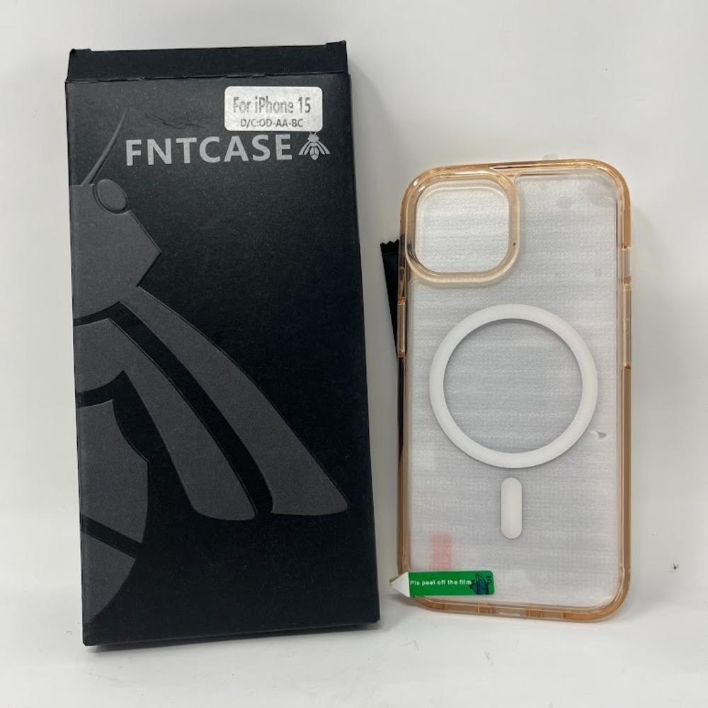 FNTCASE for iPhone 15- Clear Phone Case, Camera Protector, And Screen Protector - Picture 2 of 3